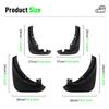 4PCS Car Mud Flaps Splash Guards Mudguards Car Mud Flaps Compatible with Mazda 6 Sedan 2002 2003 2004 2005 2006 2007 2008