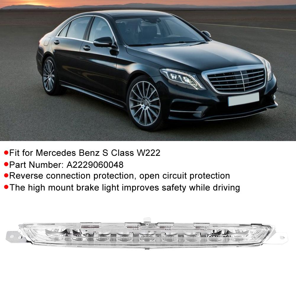 LED Rear Diffuser Bumper Light Stop Lamp Fit for Mercedes Benz S Class W222 A2229060048