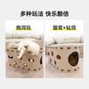 Cat scratching board cat litter integrated wear resistant scratch can not drop debris felt cat drilling  claw board toy