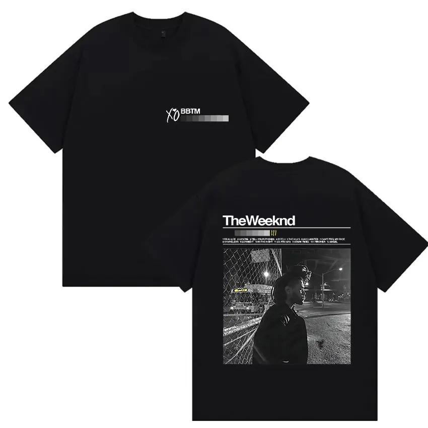 Limited The Weeknd XO Album 2026 Merch T Shirts Unisex s Women Retro Style Gothic Clothing T-shirt Street Hip Hop Cotton TShirt S