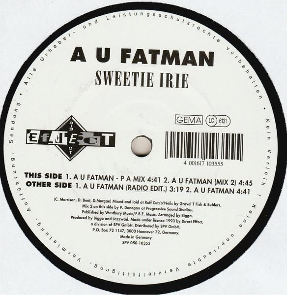 

12inch Record SWEETIE IRIE A U Fatman SPV05010355 Direct Effect 1993 Germany Reggae Ska Dub Used