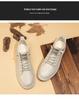 Men's Spring 2026 Casual Leather Shoes - Trendy Korean Style Versatile Youth Sports Board Shoes
