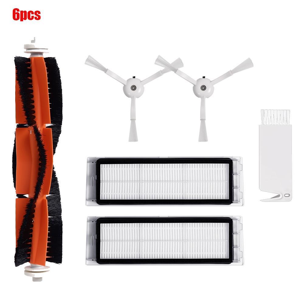 For Xiaomi 1st SDJQR03RR For Roborock S4 S5 S6 E4 E5 SDJQR01RR SDJQR02RR Parts Side Brush Hepa Filter Roller Brush Cover