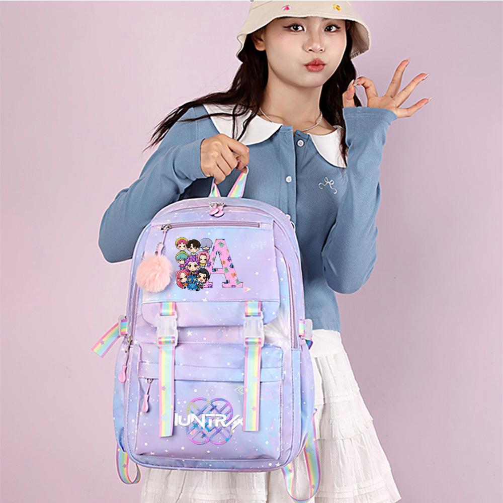 Anime K-Pop Dämonenjäger Bedruckter Wasserdichter Rucksack mit großem Fassungsvermögen Teenger Schüler Mädchen Junge Schultasche Buchtasche Damen Wasserdichte Reisetasche Rucksack
