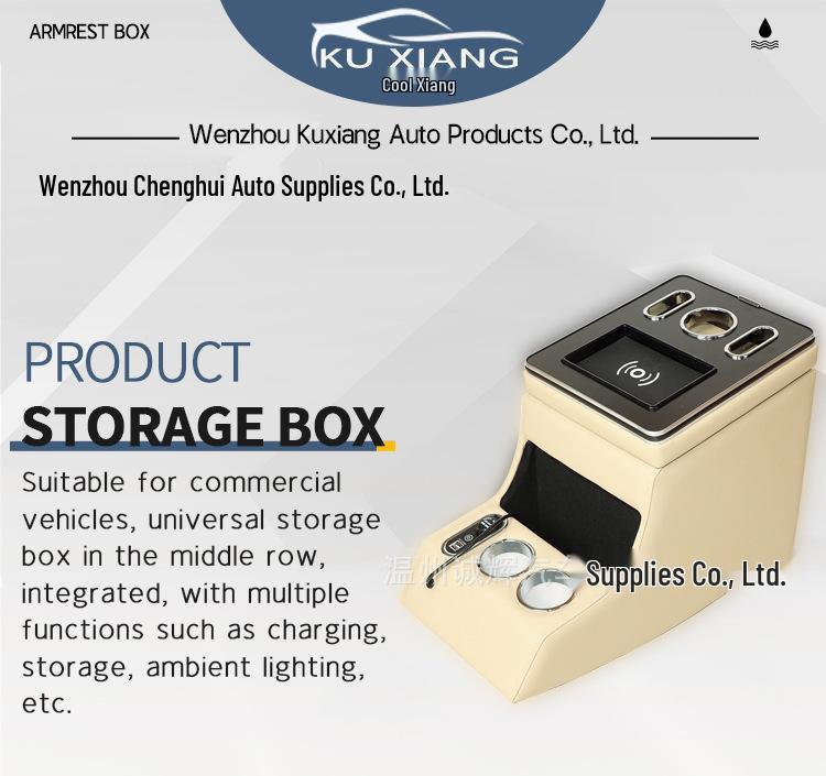 Pudełko do przechowywania na podłokietnik do Mercedes Vito W447/Hong Kong 116 Viano/V260