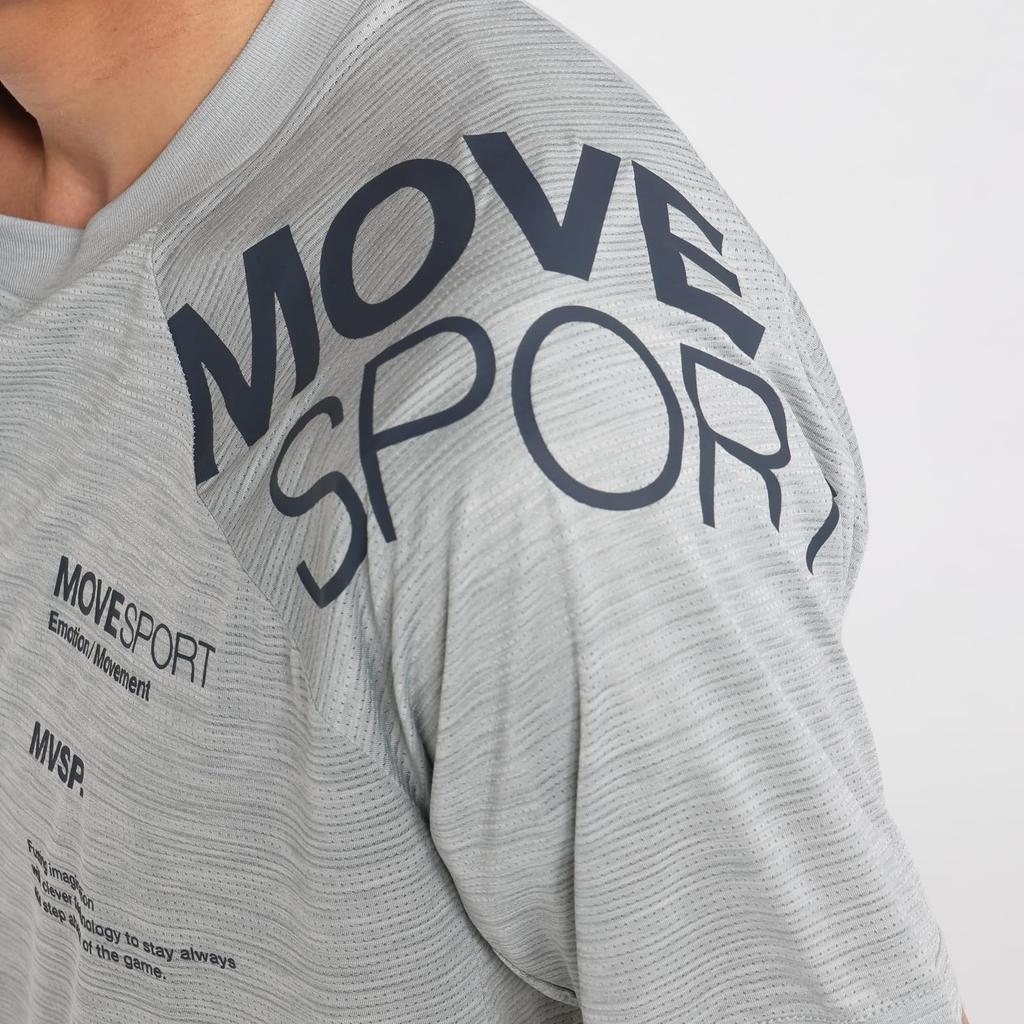 Move Sports Short Sleeve Shirt BRZ+ ST5SHTZ2MB_GY01_L