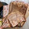 New Luxury Brand 90*90cm Silk Satin Square Scarf Women Hijab Bandana Headband Ladies Shawls Bag Wrap Muffler Neckerchief Foulard