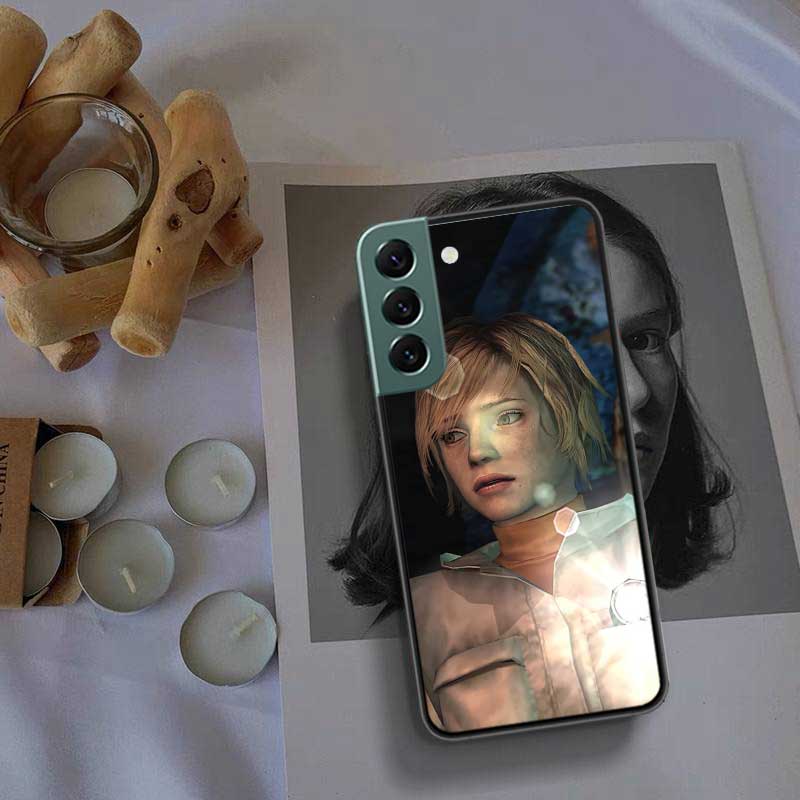 Games S-Silent Hill Phone Case For Samsung Galaxy S22 S25 Ultra S21 S10 Plus S26 Edge S20 S23 S24 FE Cover Silicone Soft TPU