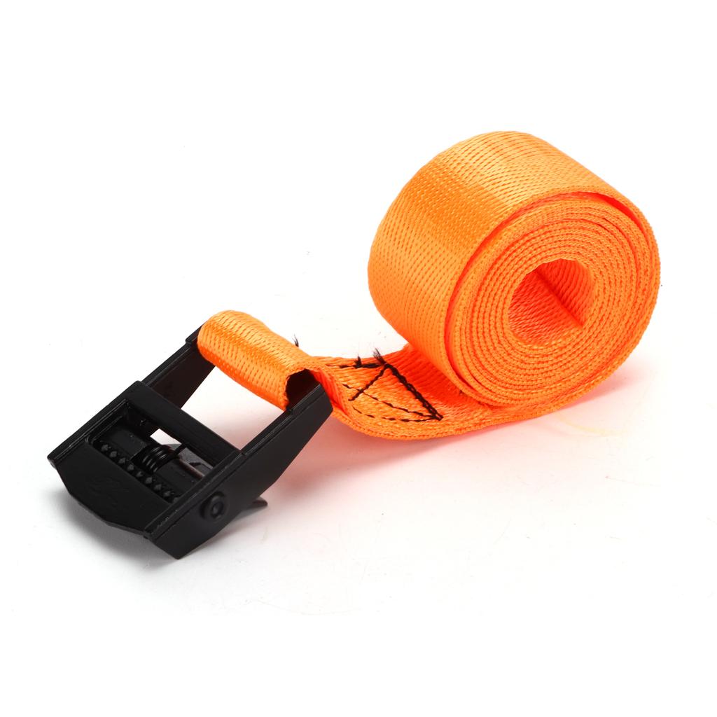 2 ks Popruhy pro upevnění nákladu Oranžové 25 mm Odolné Upevňovací popruhy s přezkami ze zinkové slitiny3