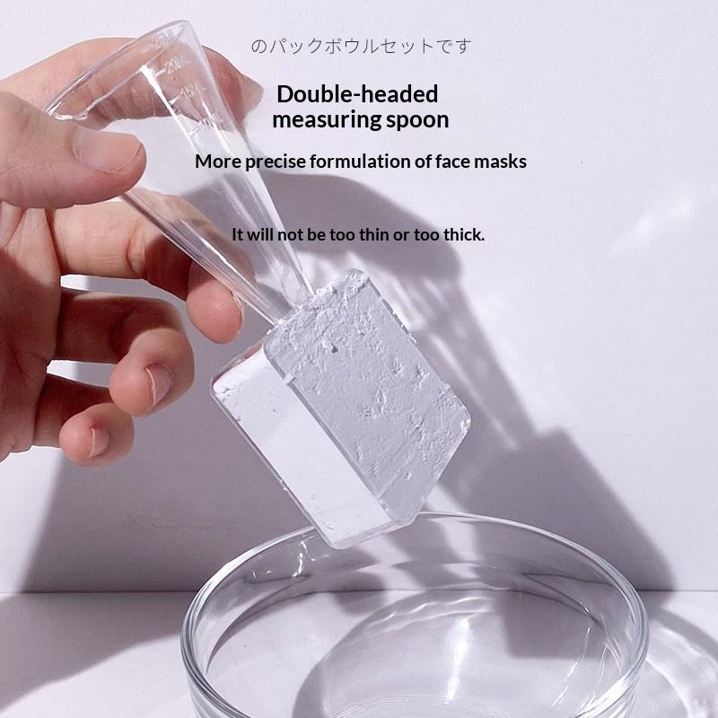 All-In-One 5 In 1 DIY Facial Mask Mixing Set with Bowl Brush and Cup for Creative Skincare