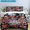 1PC Scary Clown Horror 3pcs Bedding,Including 1pc Duvet Cover And 2pcs Pillowcases Perfect for Christmas,Ideal for Bedroom, Dormitory