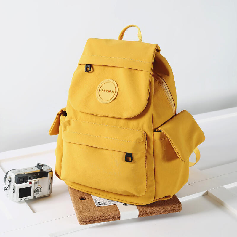 Women's Travel Outdoor Nylon Backpack Student Book Nylon Lightweight Small Backpack