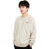 Li Ning Badminton Series Solid Color Logo Pullover Sweatshirt Autumn Men sweatshirt Khaki AWDTD81-3