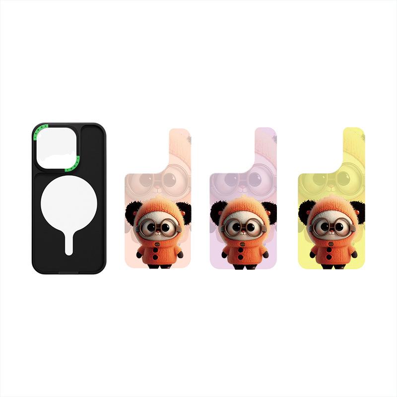 Change the Back Plate Magnetic Mobile Phone Case In 1 Second, Apple 15promax Anti-drop Hard Case Iphone14pro High Value 15pm.