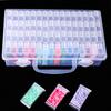 32/48/64 Slots Cross Stitch Tool Organizer Clear Storage Containers DIY Craft for Diamond Painting Embroidery