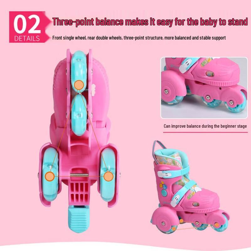 Banwei Kids Flashing Racing Inline Skates