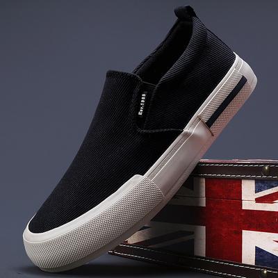 Nowe Wiosenne Buty Męskie Styl Koreański Casualowe i Wszechstronne Męskie Buty Płócienne Wygodne Oddychające Płaska Podeszwa Niskie Cholewki