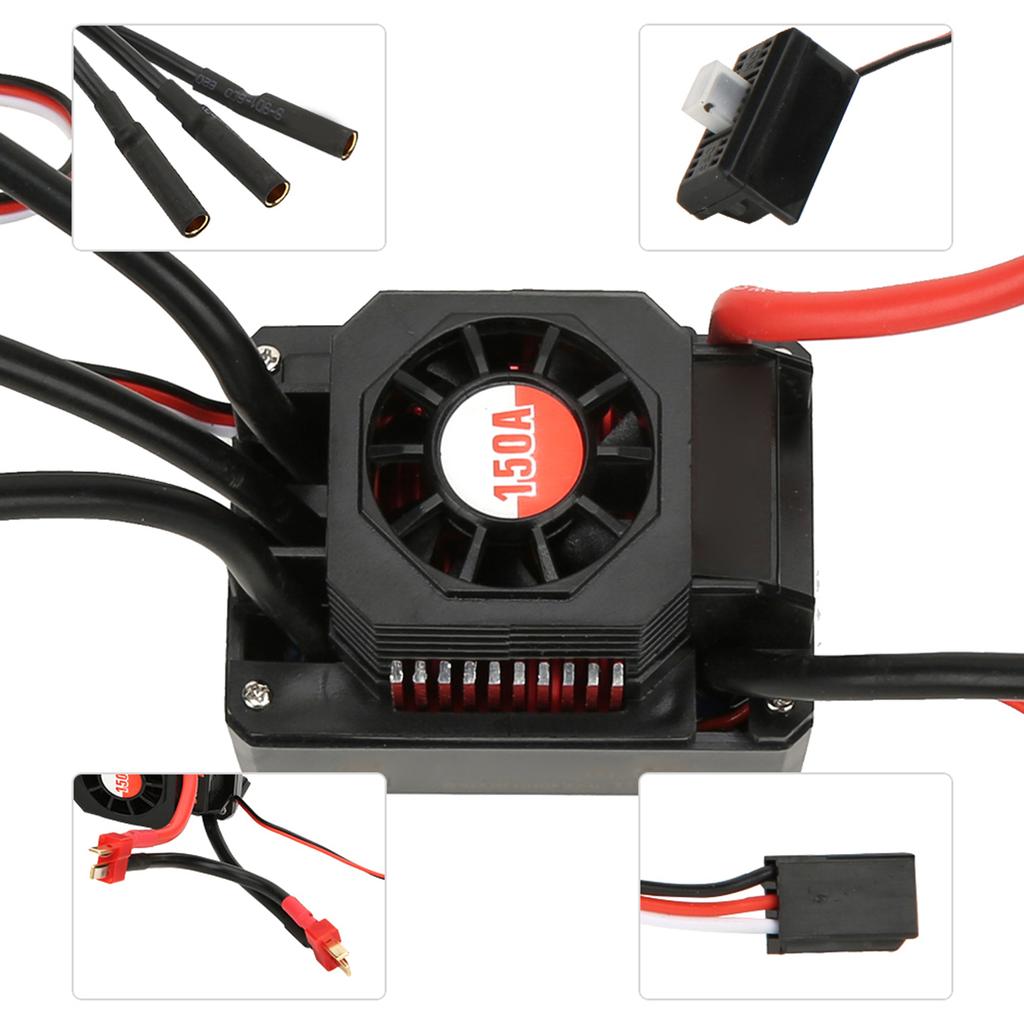 SURPASSHOBBY 150A Waterproof Dust Proof Electric Speed Controller ESC RC Part