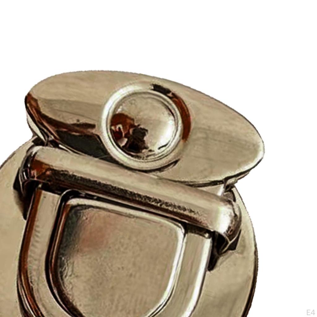 5 Pack Tuck Lock Clasp for Handbag and Wallet Crafting