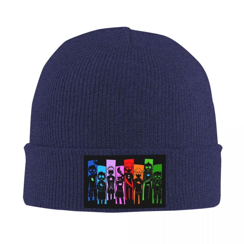 Cappello Caldo Lavorato a Maglia Homestuck Wheel Anime Berretto Invernale Cappello a Cuffia Berretti Skullies Cappelli Hip Hop per Unisex