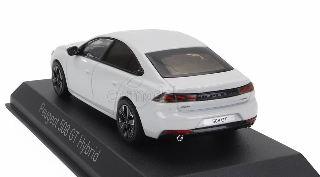 NOREV Peugeot 508 GT Hybrid Scale Diecast Model PEUGEOT 508 GT HYBRID 2023 1/43 Car, (White)