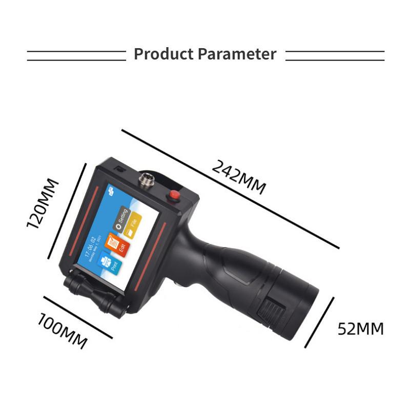 Portable Handheld Inkjet Printer Automatic Small Packaging Batch Production Date Logo Coding Label Machine