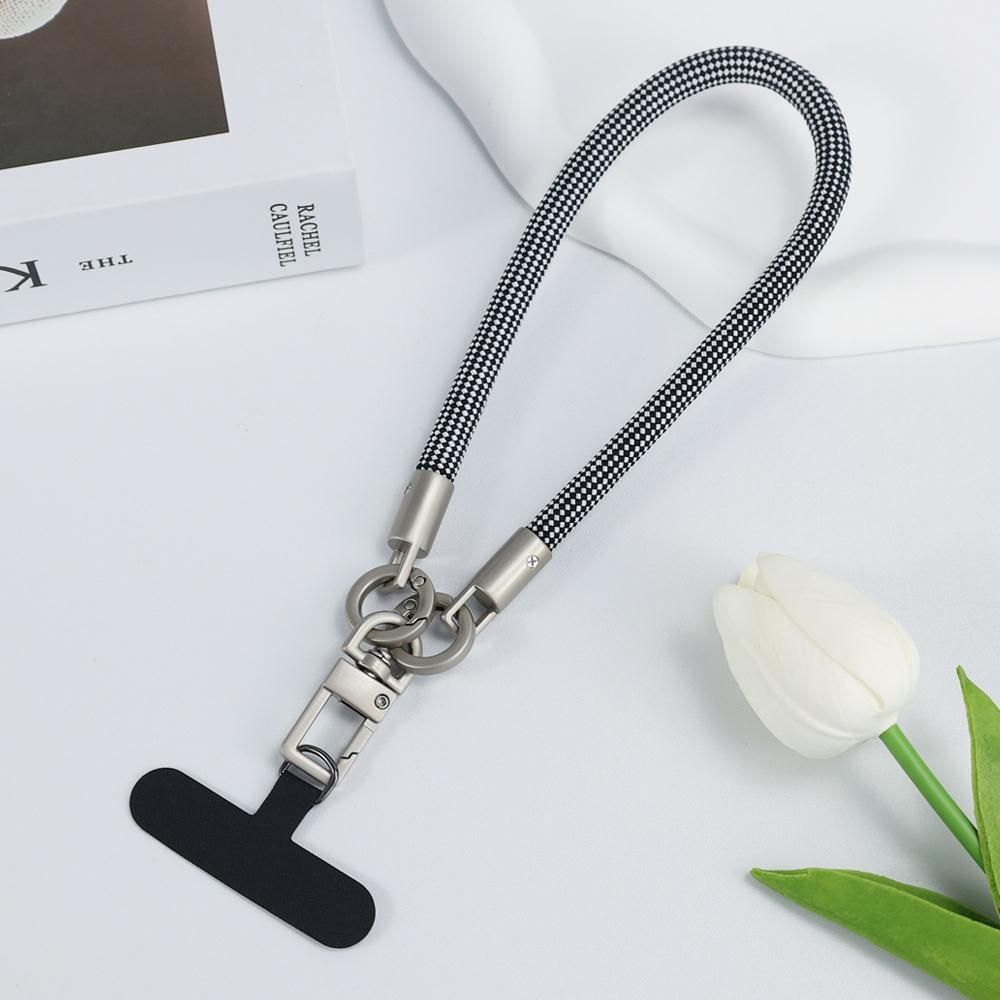 Short Portable Lanyard Pickup Chain Wrist Chain Anti-lost Lanyard Universal Phone Case with Clip Lanyard Keycord Accessories