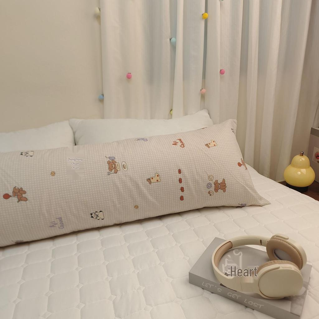 Ins-Style Cartoon Double-Layer Cotton Leg-Clamping Pillow - Detachable & Washable for Girl's Bedroom & Baby's Use