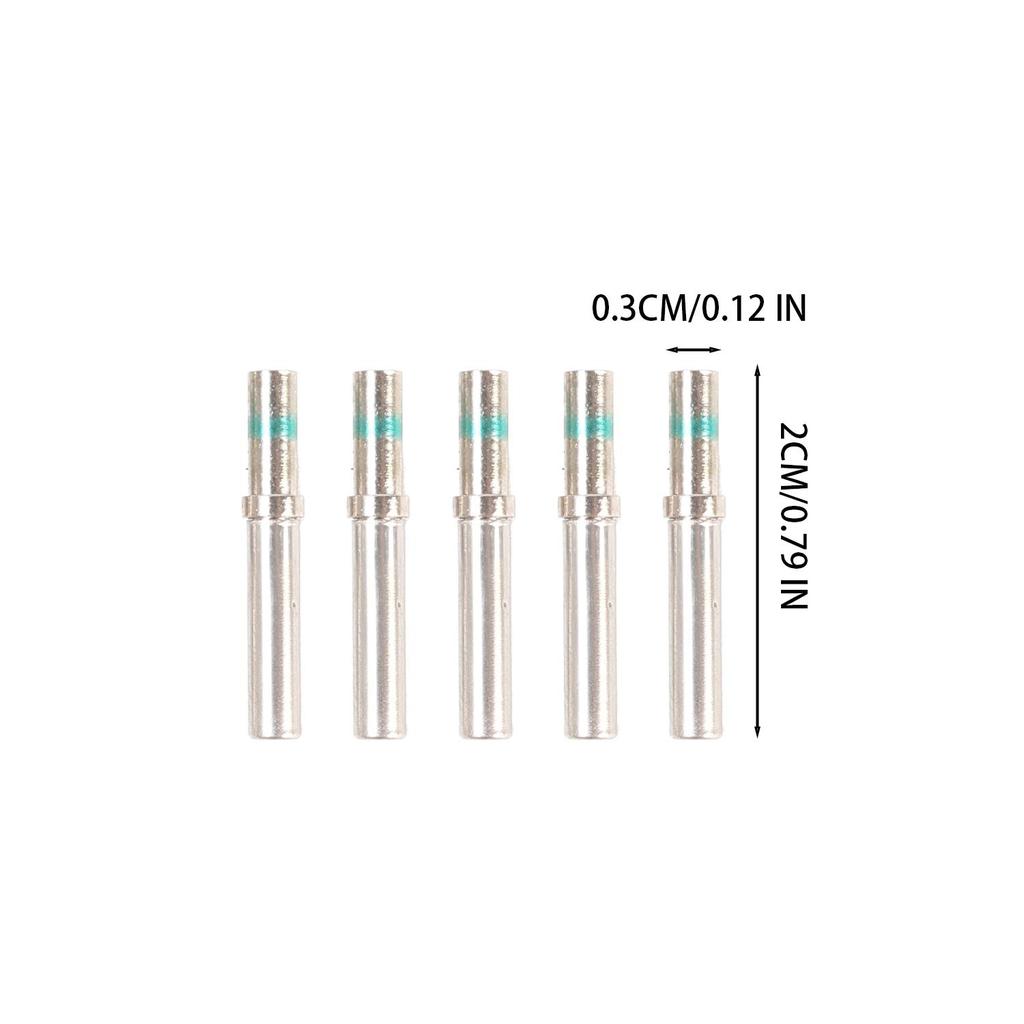 20pcs DT 1.5mm Series Pin Contact 0462-201-16141 0460-202-16141 Stainless Steel 14-22 AWG Crimp Solid Female Male Terminal