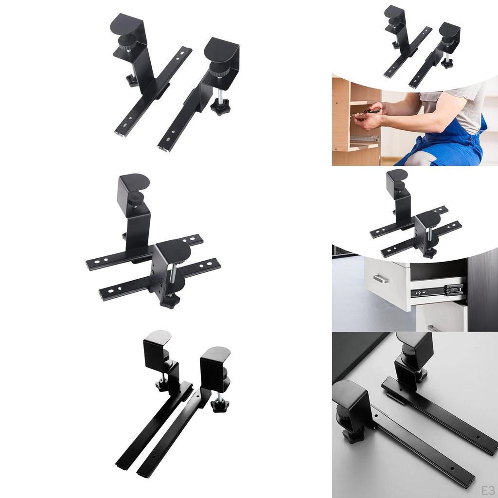 Tastaturklemme Schiene Schreibtisch Verlängerung Tablett DIY Computer unter Ausziehbar für Arbeit