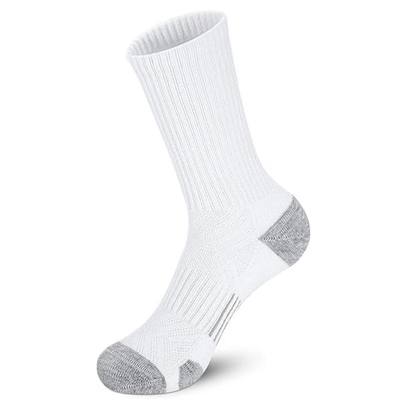 Men's Plus Size Color Block Mid-Calf and Over-the-Knee Sports Socks