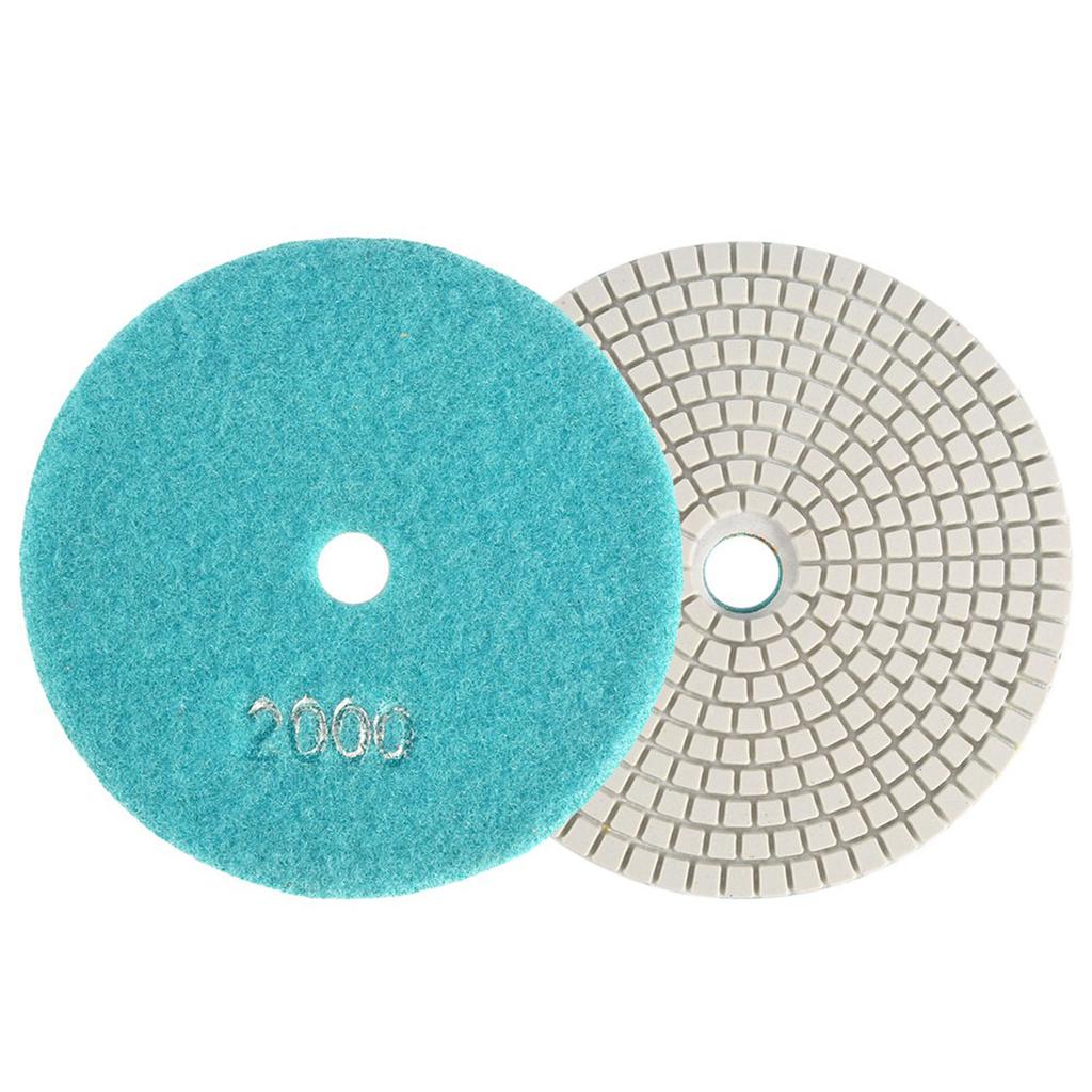 5"" Inch 125mm Wet Diamond Polishing Pads  Grinding Discs For Granite Concrete Marble(2000)