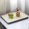 Light Luxury Woven Leather Tray Decoration Living Room Bedroom Hotel Minimalist Model Room Rectangular Storage Tray Decoration