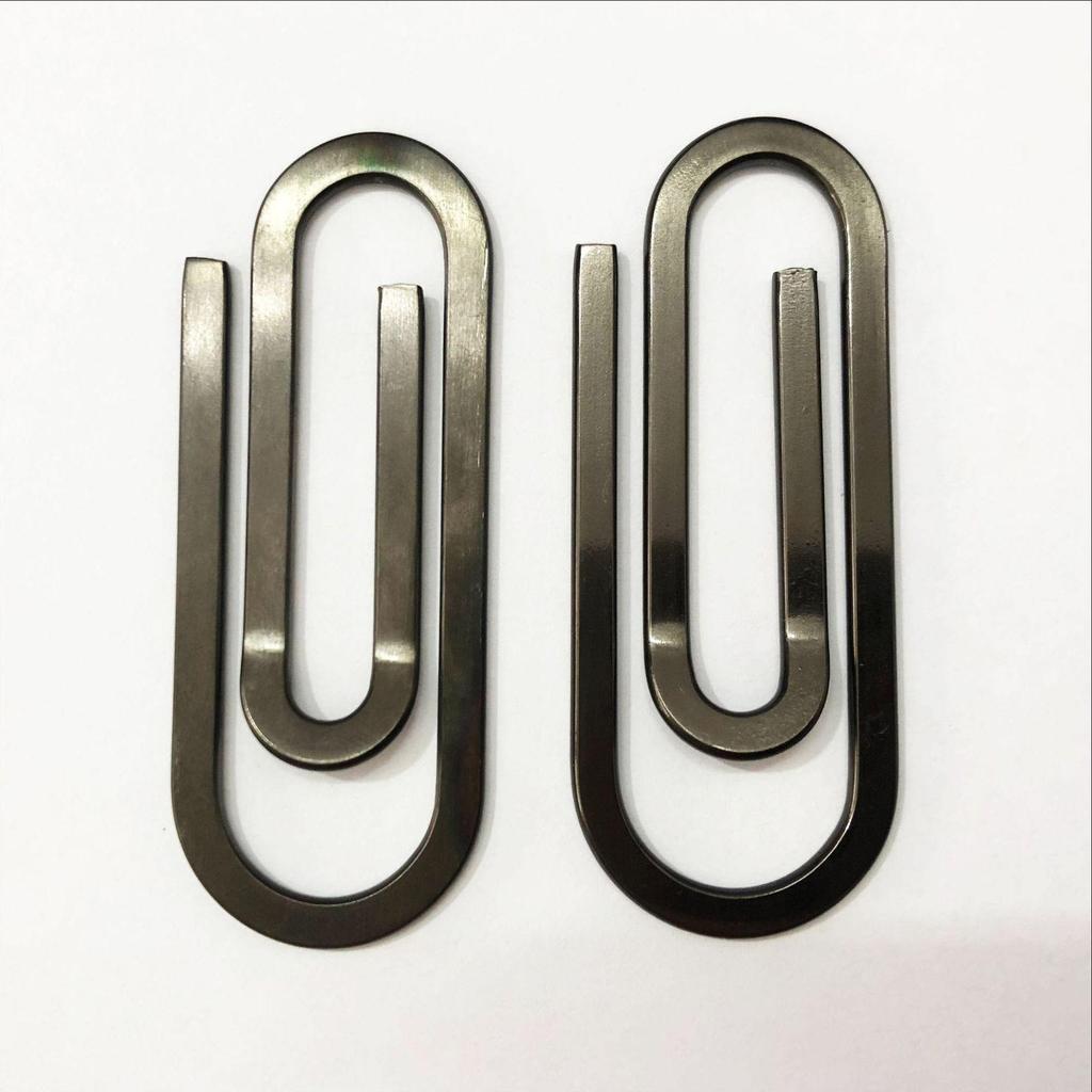 Metal Paperclip Card Holder & Bookmark Money Clip Gift