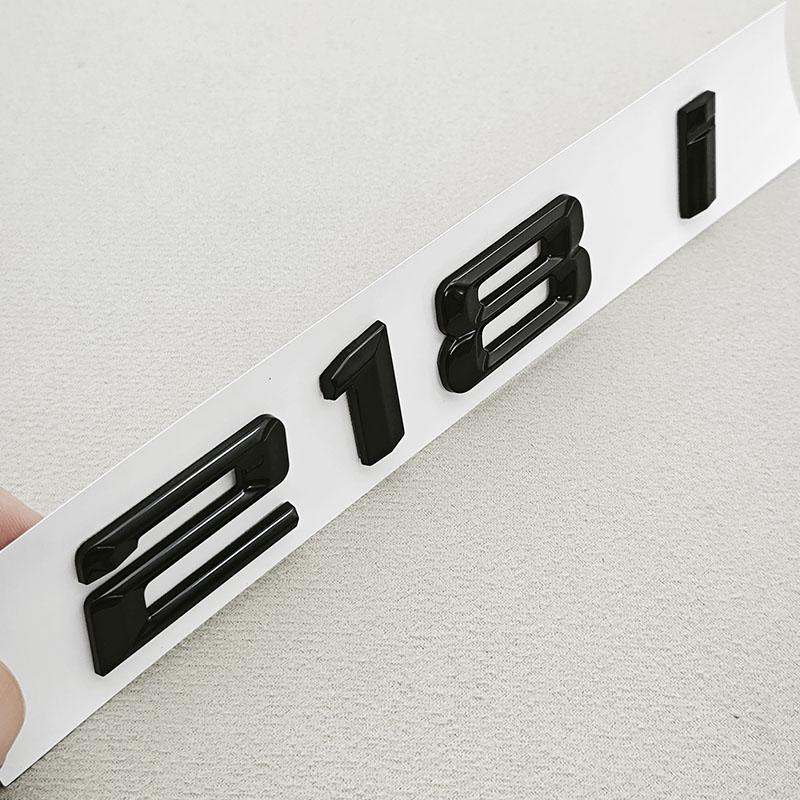 

3D ABS Car Letters Rear Trunk Badge Logo 218i 220i 230i Sticker Emblem Decals For BMW F22 F23 218i 220i 225i 230i Tail Marking