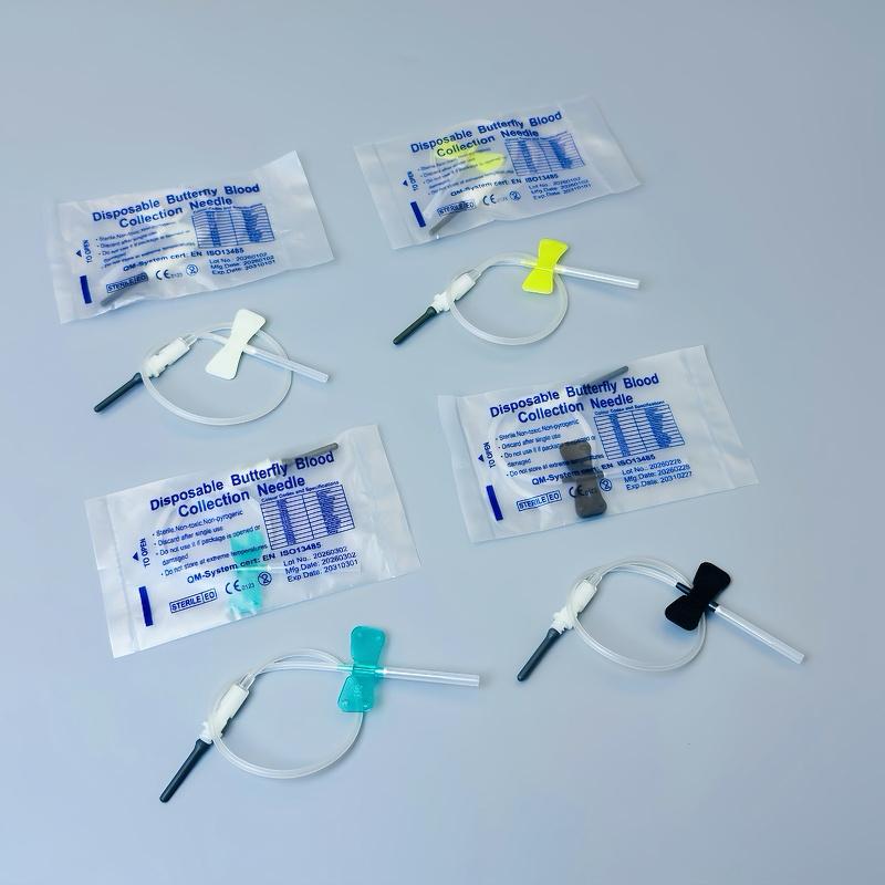 100 pieces/batch, disposable double-wing butterfly blood lancet for pet care rooms, suitable for pet dogs and cats