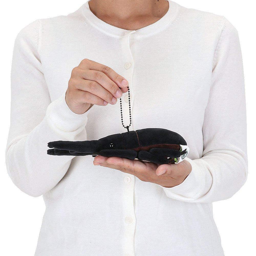 COLORATA Giraffe Stag Beetle Plush Mascot (Realistic Insect with Chain) Cute Stag Beetle Keychain Doll Gift (Twice Tested) Christmas Present