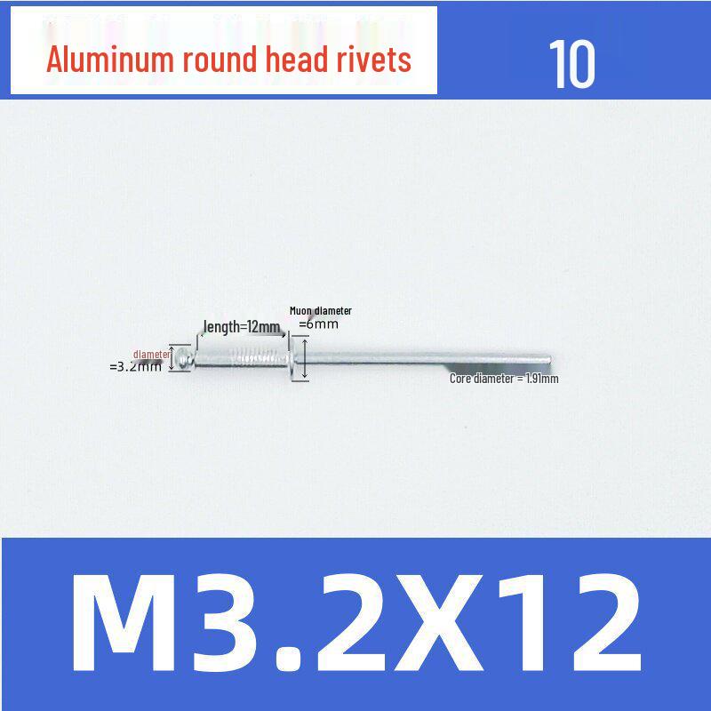 Aluminum Round Head Air Conditioner K-Type Blind Rivet