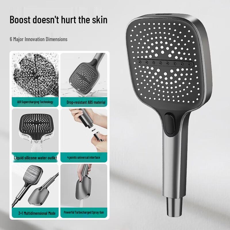 MICOE Pressurized Shower Head Set