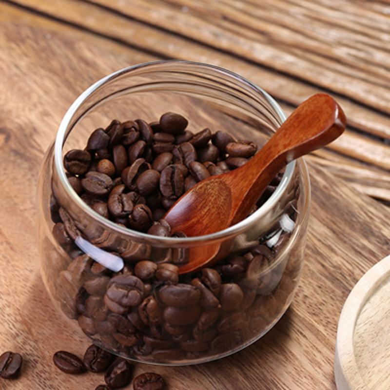 Mini Wooden Spoon Kitchen Tea Scoop Condiment Spoons Cooking