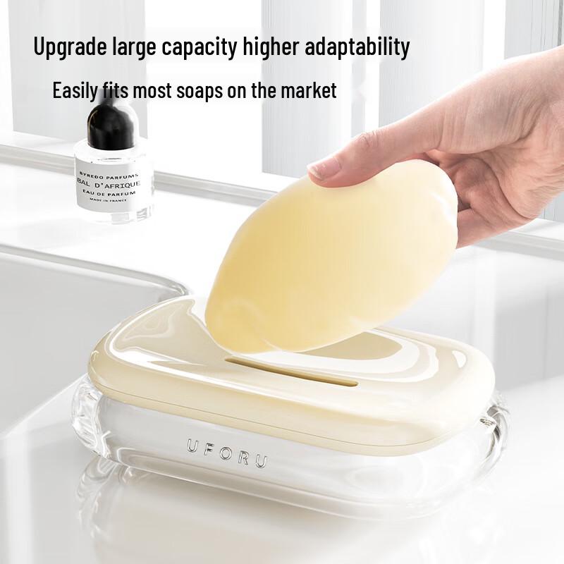 Punch-Free Double-Layer Drainable Soap Dish