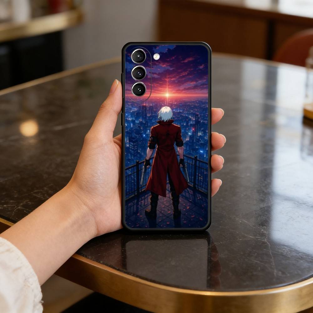 

Игровой чехол D-Devil May Cry DMC для Samsung Galaxy S21 S25 FE S24 S23 Ultra S20 S9 S22 Plus S10, ТПУ Чехол Samsung S22plus5G