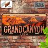 D-Moll pc Vintage Grand Canyon Nationalpark Aluminiumschild Retro D-Moll Wandmontierte Metallplatte Geeignet für Zuhause Büro