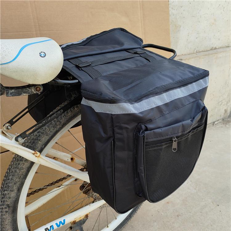 Large Capacity Rainproof Rear Rack Pannier Bag for Mountain Bikes