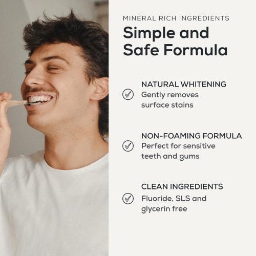 Georganics Toothpaste 60mL, Toothpaste (Activated Charcoal)