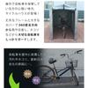 Kapler Bike Bicycle Storage Bike Cycle Small Outdoor Storage Bicycle PE UV Heat 2000mm Water Home Outdoor For One 94x156x180cm Shed, Tent, Garage,