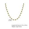 Women's Stainless Steel Oval Rhinestone Bracelet Necklace BR-2527