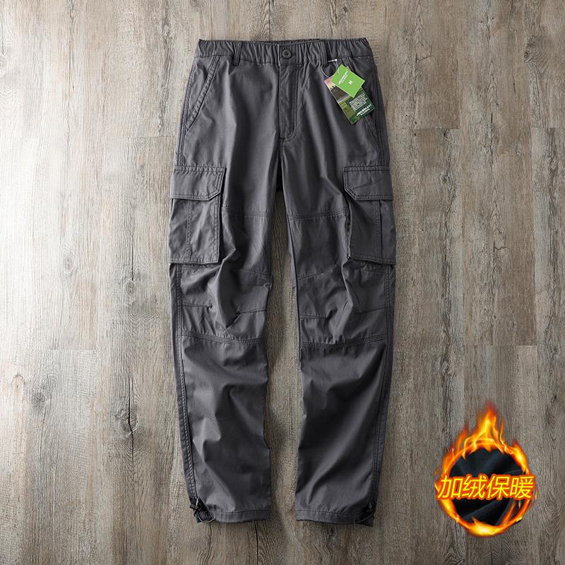 Outdoor Multi-pocket Overalls Men's Spring and Autumn Straight Loose Casual Mountaineering New Summer Thin Pants