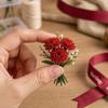 Zestaw do tworzenia bukietów 3D z koralików, Zestaw DIY na 250. rocznicę powstania Ameryki, Zestaw do tworzenia sztuki z koralików w kształcie bukietu kwiatów dla dorosłych i początkujących