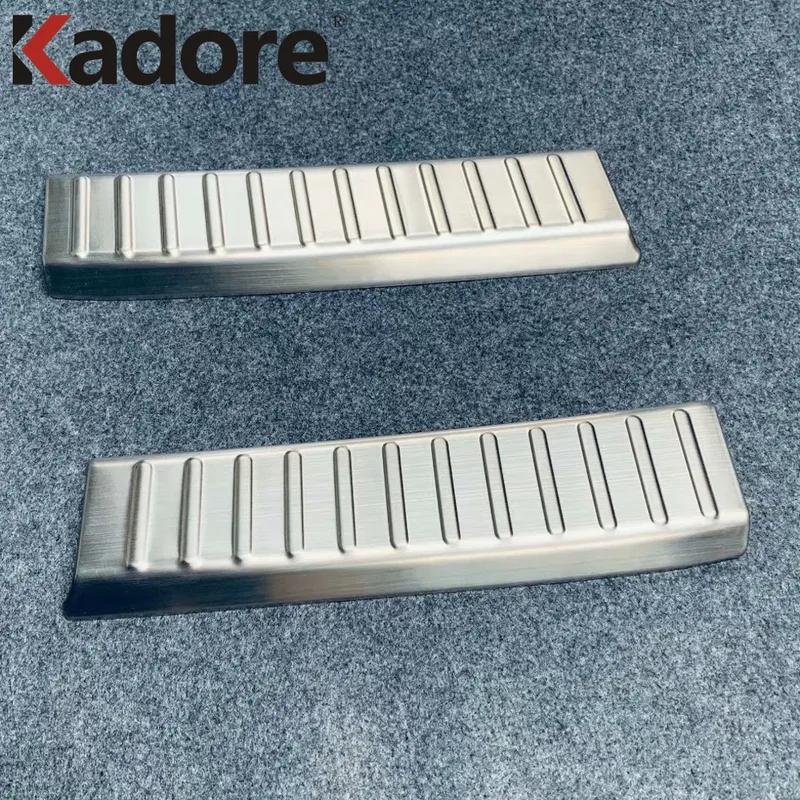 For Toyota Raize  -2024 2025 Steel Car Inner Rear Trunk Bumper Cover Trim Tailgate Door Sill Plate Guard Accessories